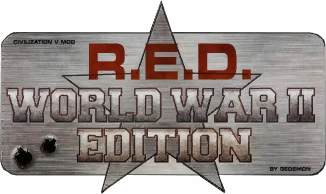 Mods Civilization 5: сценарий Второй мировой войны (R.E.D. World War II)