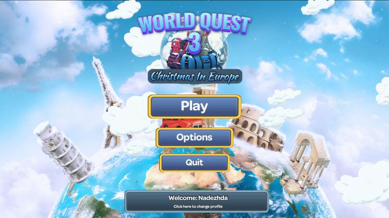 World Quest 3: Christmas In Europe
