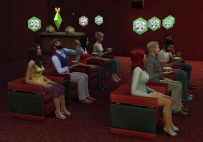 четвертый скриншот из The Sims 4 Домашний кинотеатр