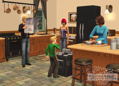 третий скриншот из Mods The Sims 2: Лучшая мебель для ванных комнат