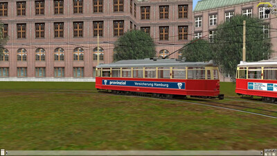 четвертый скриншот из Trainz Addon - Hamburger Strassenbahn Typ V6E