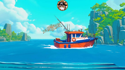 четвертый скриншот из Captain Whiskers: Incremental Seas