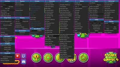 второй скриншот из Mega Hack Geometry Dash