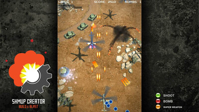 первый скриншот из SHMUP Creator