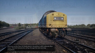 первый скриншот из Mods Railworks: Class 40 Silver Edition