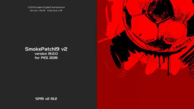 SmokePatch 19.3.8 + Update 19.3.9 + Mega Facepack Pro Evolution Soccer 2019