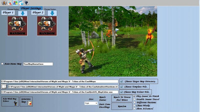 четвертый скриншот из heroes of might and magic 5 Map artifact randomizer