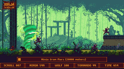 четвертый скриншот из Ninja Scroller