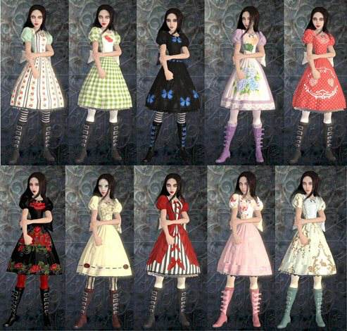 Платья для Alice: Madness Returns Платья для Alice: Madness Returns