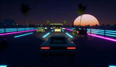 второй скриншот из Sunset Drive 1986