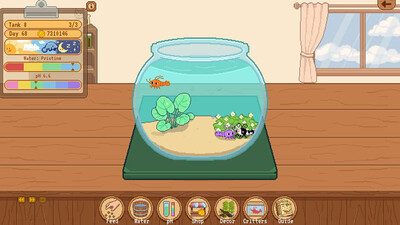 третий скриншот из Tiny Glass Tank: Dwarf Shrimp and Friends