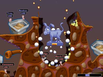 второй скриншот из Worms 2