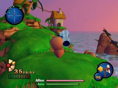 второй скриншот из Worms 3D