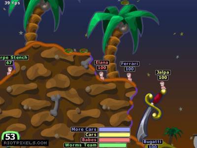 четвертый скриншот из Worms 2