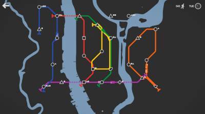 второй скриншот из Mini Metro