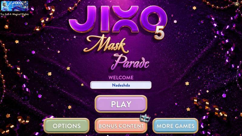 Jixo 5: Mask Parade Collector's Edition Jixo 5: Mask Parade Collector's Edition
