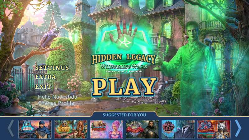 Hidden Legacy: Whispering Walls Collector's Edition Hidden Legacy: Whispering Walls Collector's Edition