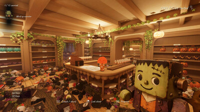 второй скриншот из Tidy Up the Halloween Shop
