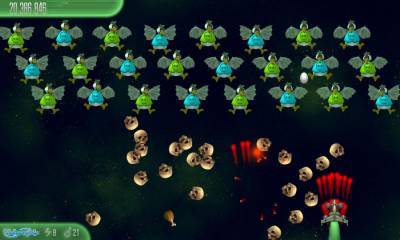 четвертый скриншот из Chicken Invaders 5: Cluck of the Dark Side