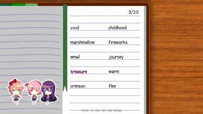 четвертый скриншот из Doki Doki Literature Club!