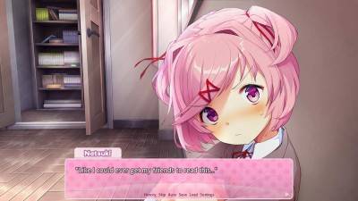 третий скриншот из Doki Doki Literature Club!