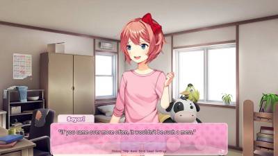 второй скриншот из Doki Doki Literature Club!