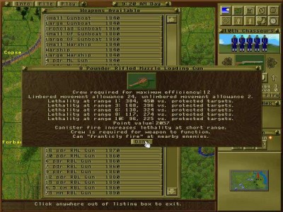 второй скриншот из Wargame Construction Set III: Age of Rifles 1846-1905