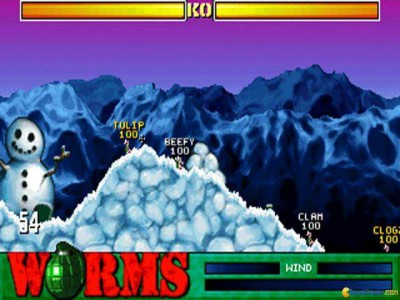 второй скриншот из Worms United