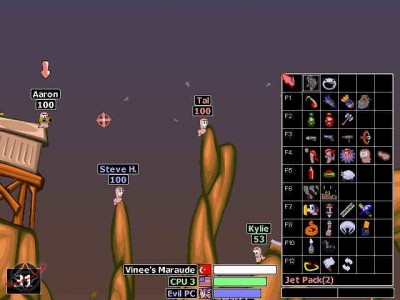 второй скриншот из Worms Armageddon New 2007 Edition
