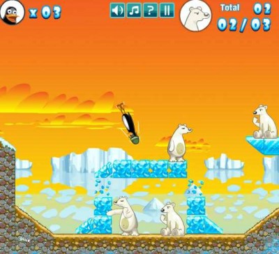 второй скриншот из Crazy Penguin Catapult