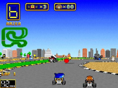 четвертый скриншот из Wacky Wheels