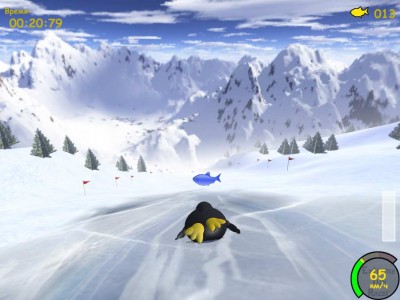 первый скриншот из Tux Racer