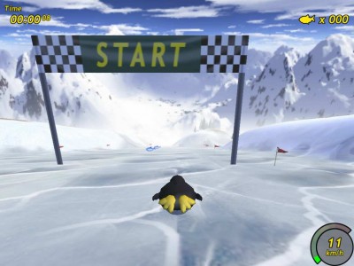 третий скриншот из Tux Racer