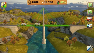 второй скриншот из Bridge Constructor Playground